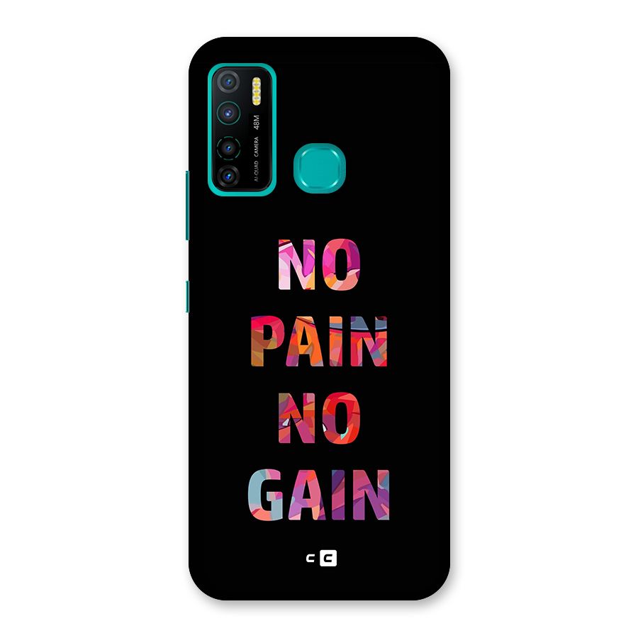 No Pain No Gain Back Case for Infinix Hot 9 Pro
