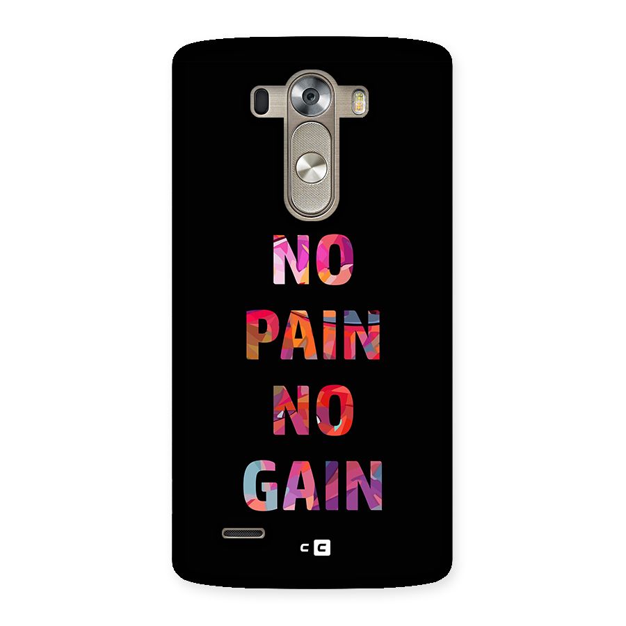 No Pain No Gain Back Case for LG G3