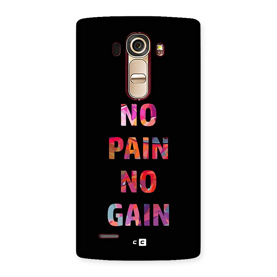 No Pain No Gain Back Case for LG G4