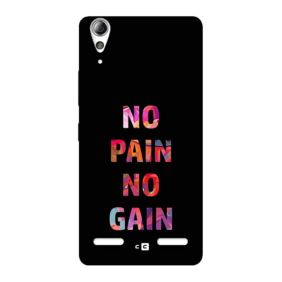 No Pain No Gain Back Case for Lenovo A6000