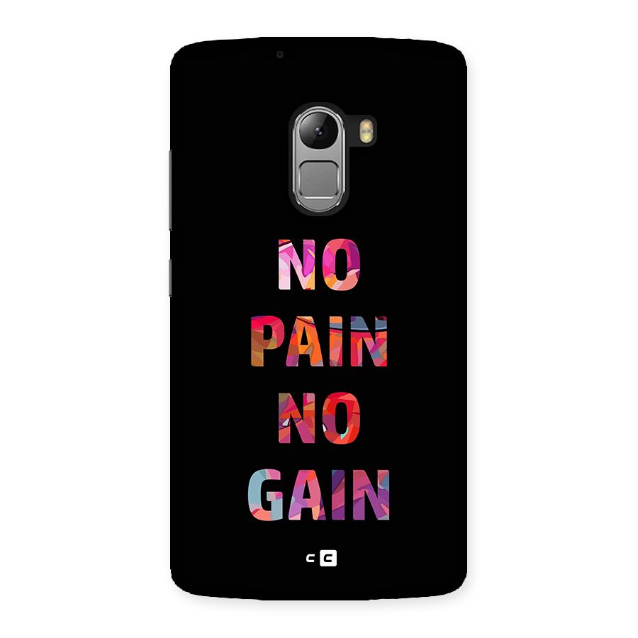 No Pain No Gain Back Case for Lenovo K4 Note