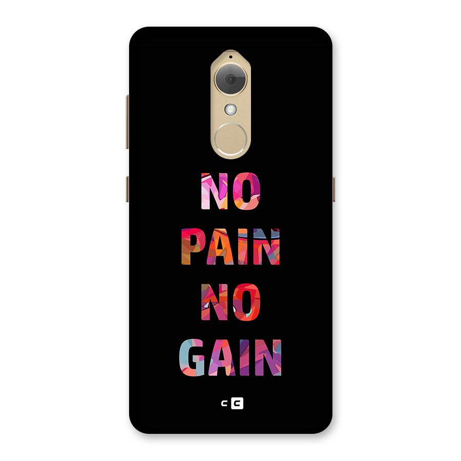 No Pain No Gain Back Case for Lenovo K8