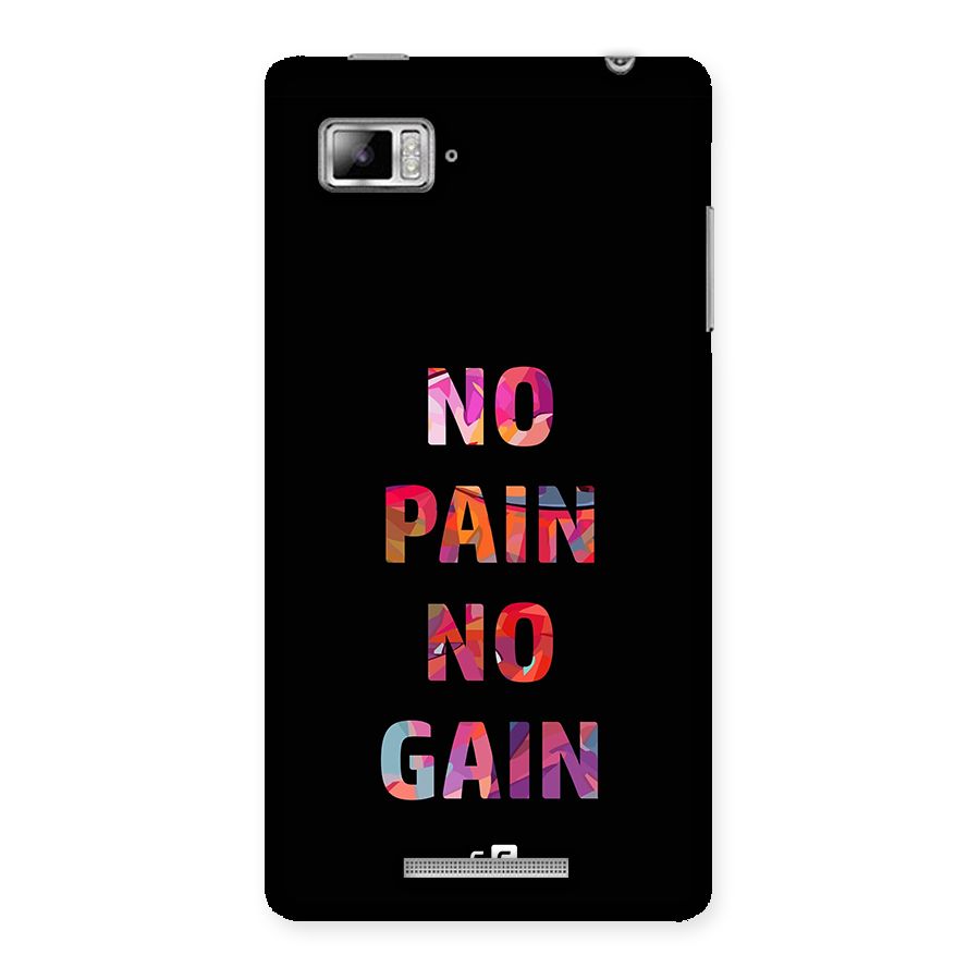 No Pain No Gain Back Case for Lenovo Vibe Z K910