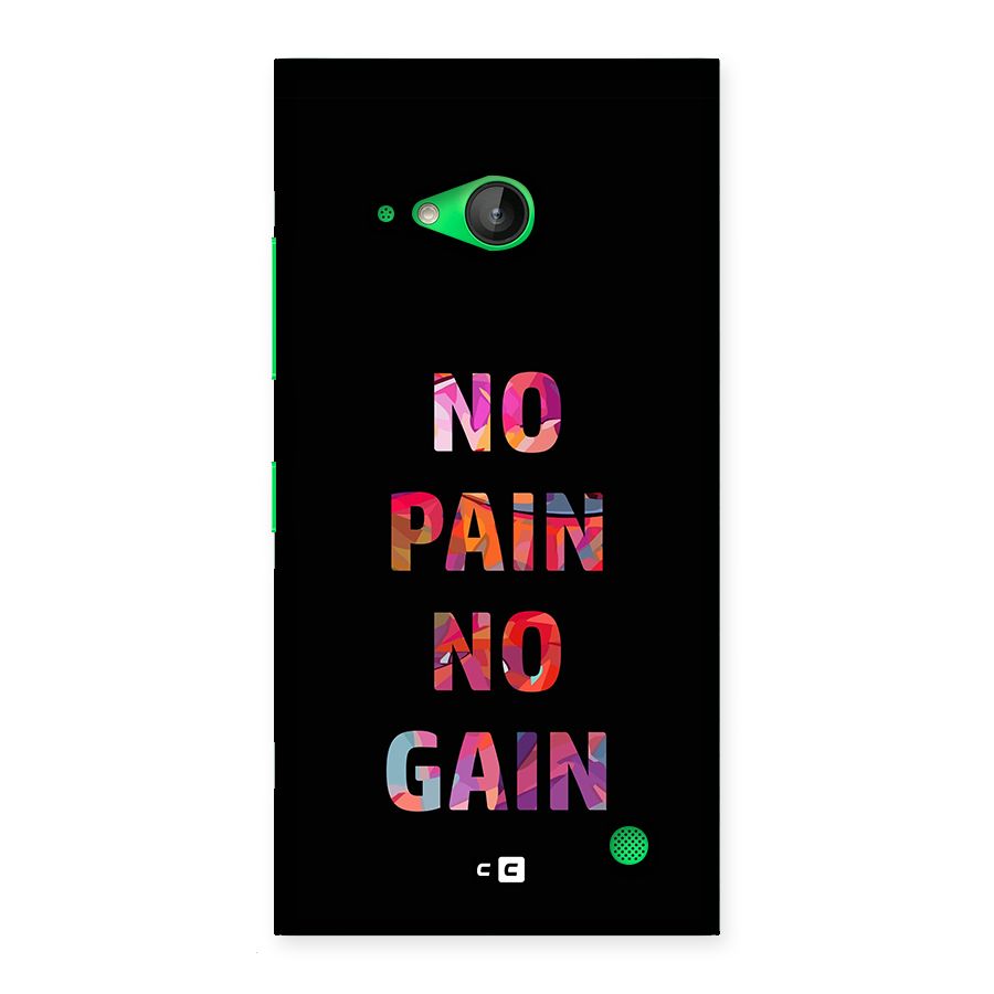 No Pain No Gain Back Case for Lumia 730