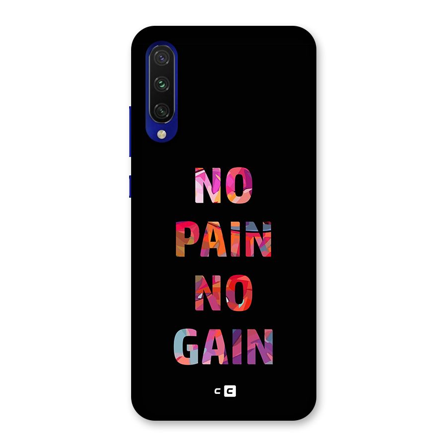 No Pain No Gain Back Case for Mi A3