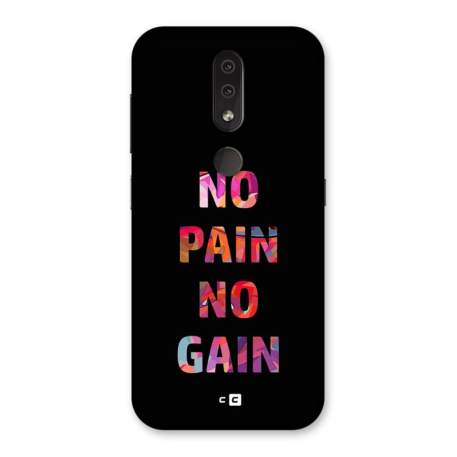 No Pain No Gain Back Case for Nokia 4.2