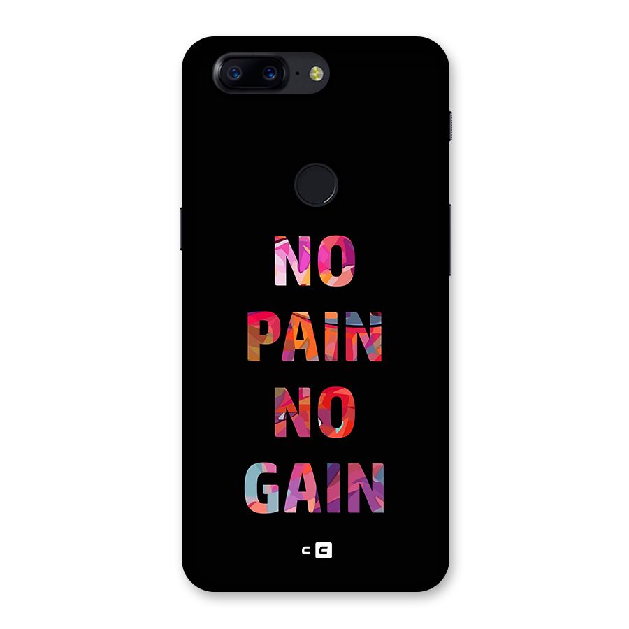 No Pain No Gain Back Case for OnePlus 5T