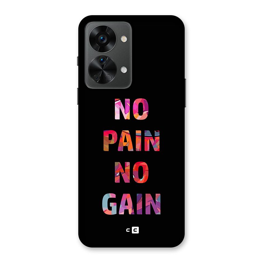 No Pain No Gain Back Case for OnePlus Nord 2T