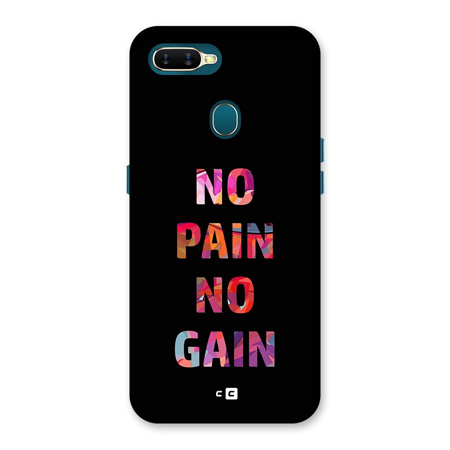 No Pain No Gain Back Case for Oppo A12s
