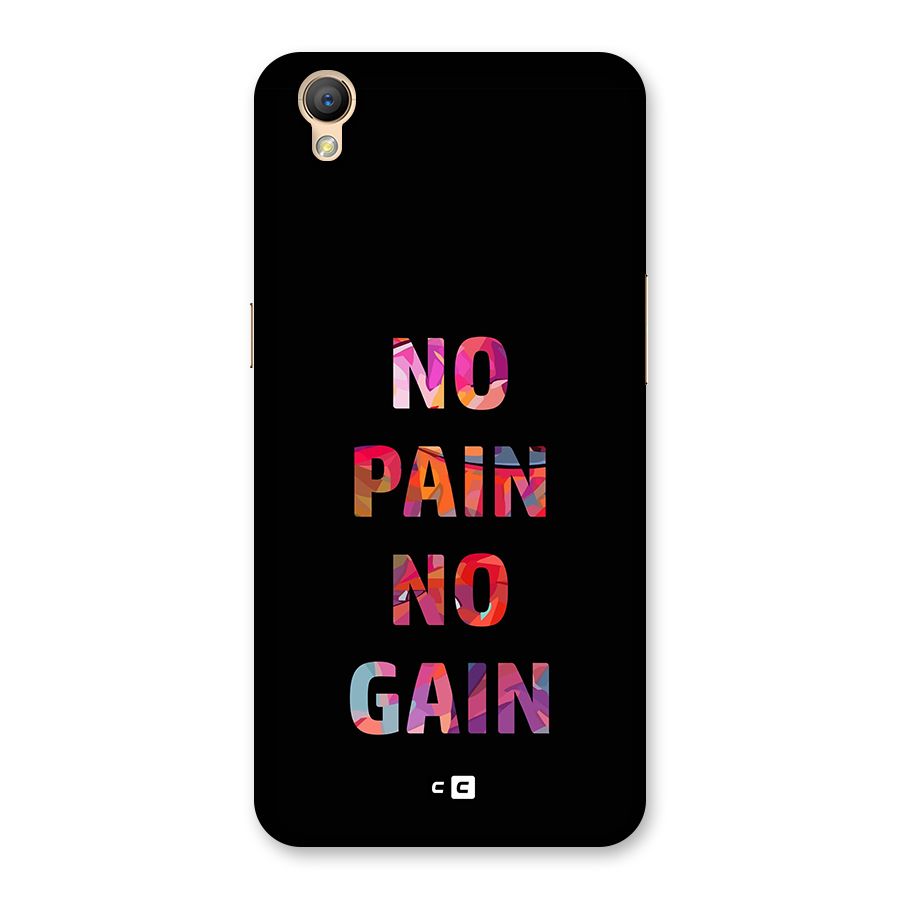 No Pain No Gain Back Case for Oppo A37