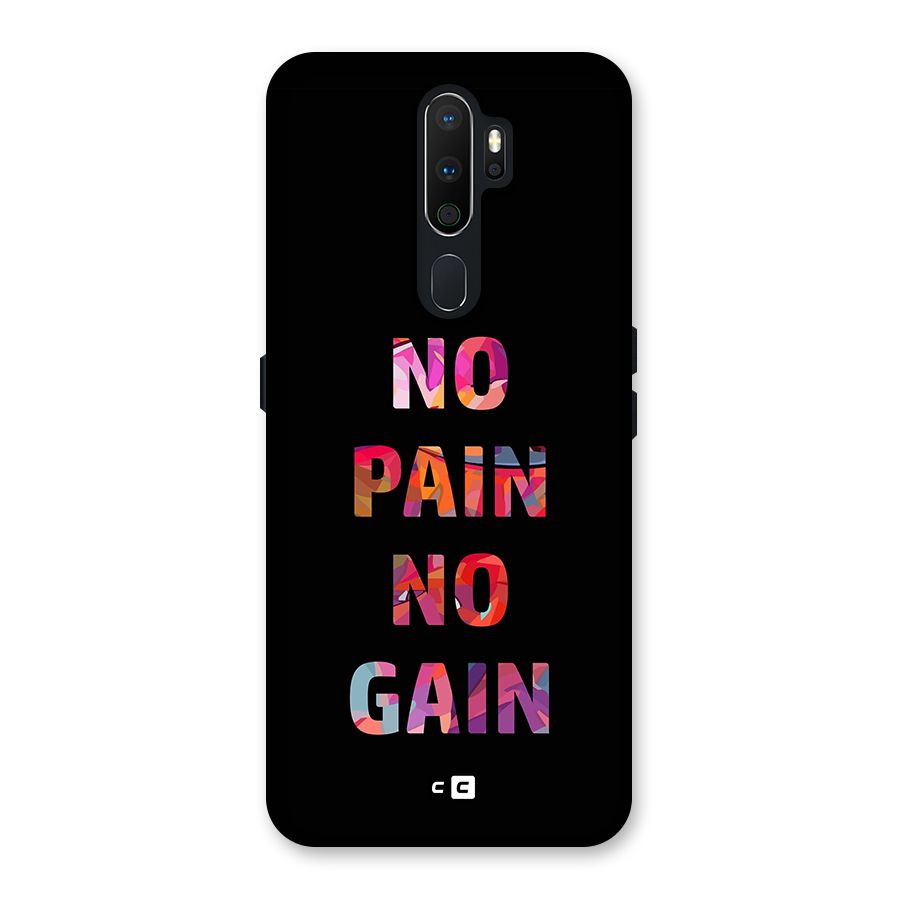 No Pain No Gain Back Case for Oppo A5 (2020)