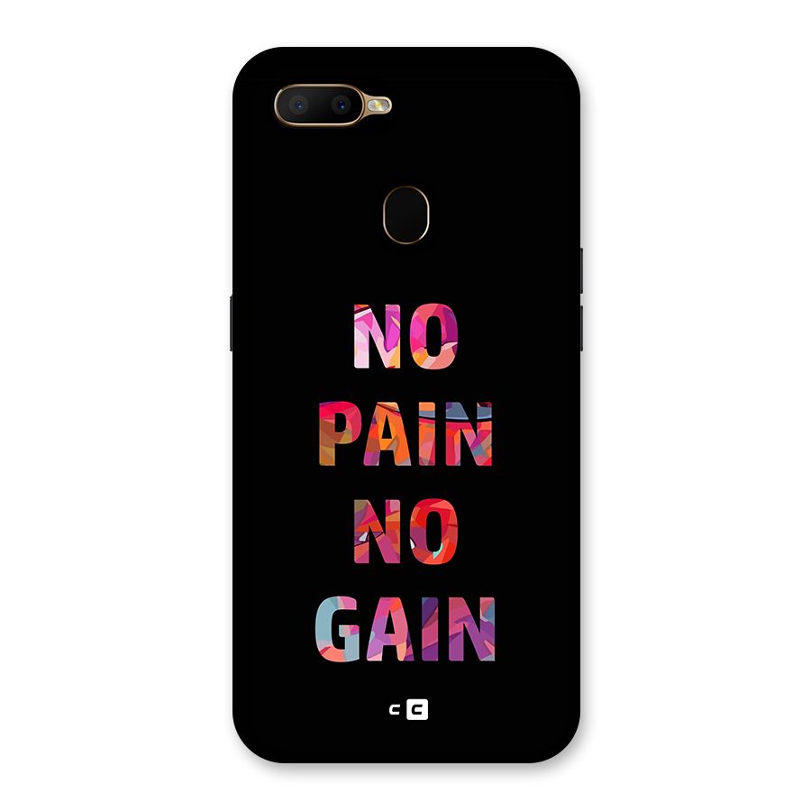 No Pain No Gain Back Case for Oppo A5s