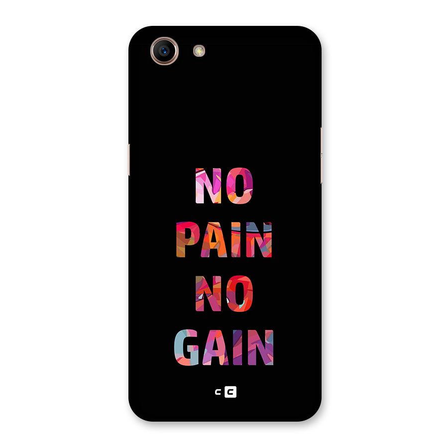 No Pain No Gain Back Case for Oppo A83 (2018)