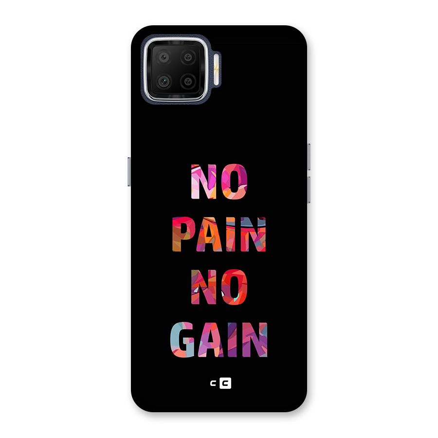 No Pain No Gain Back Case for Oppo F17