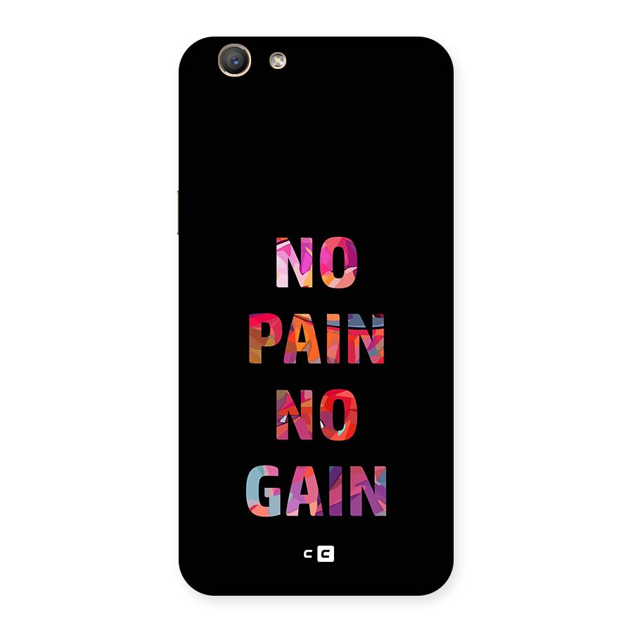 No Pain No Gain Back Case for Oppo F1s