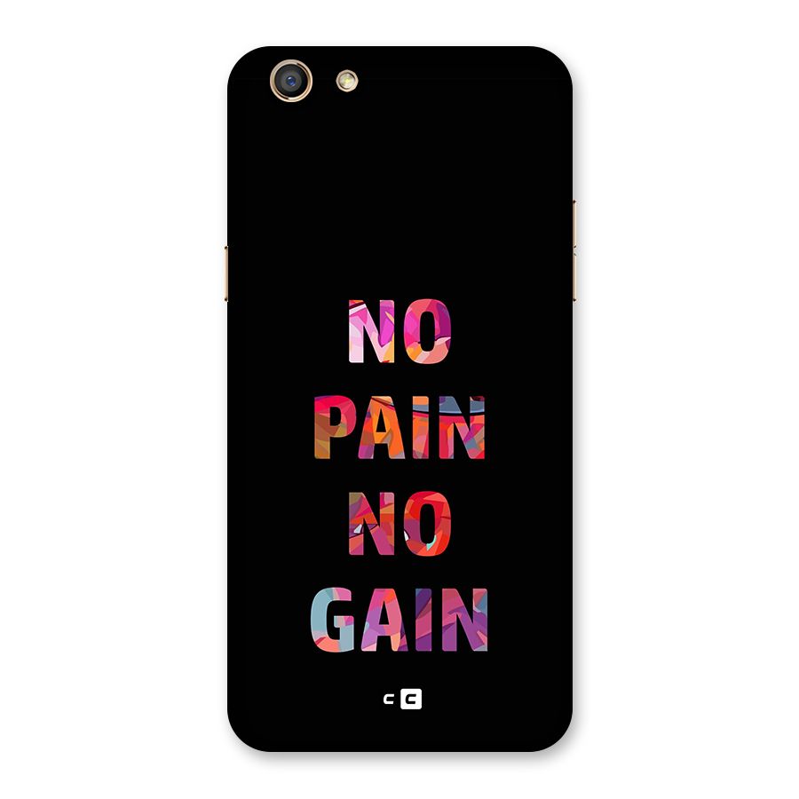 No Pain No Gain Back Case for Oppo F3
