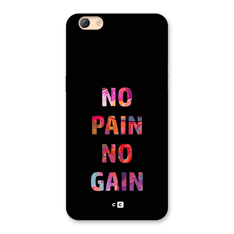 No Pain No Gain Back Case for Oppo F3 Plus