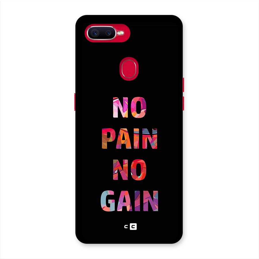 No Pain No Gain Back Case for Oppo F9 Pro