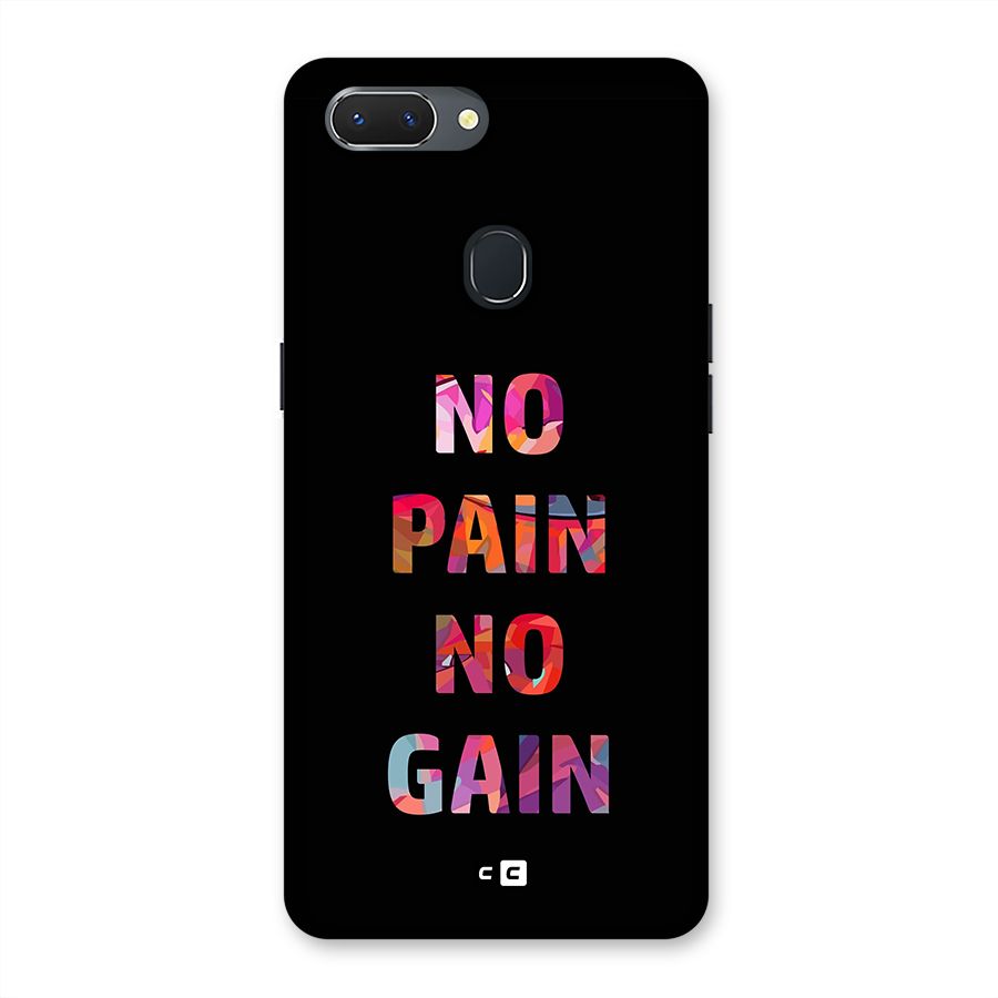 No Pain No Gain Back Case for Realme 2