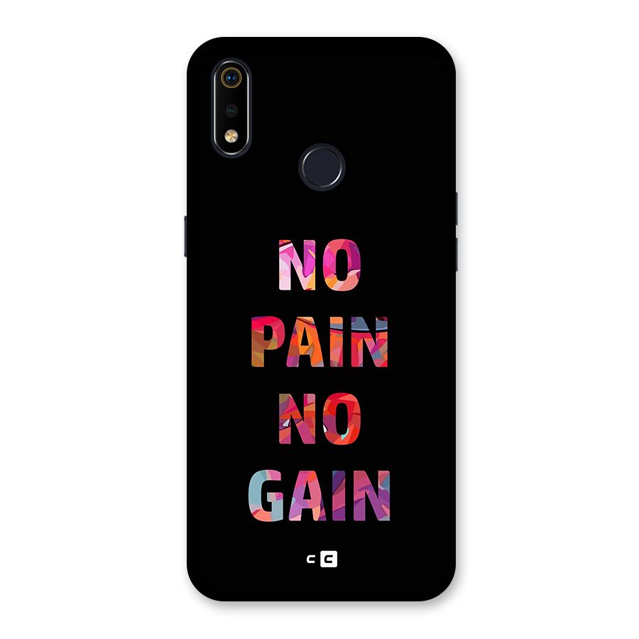 No Pain No Gain Back Case for Realme 3i