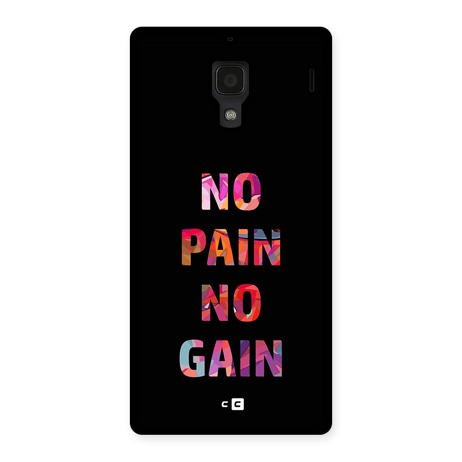 No Pain No Gain Back Case for Redmi 1s
