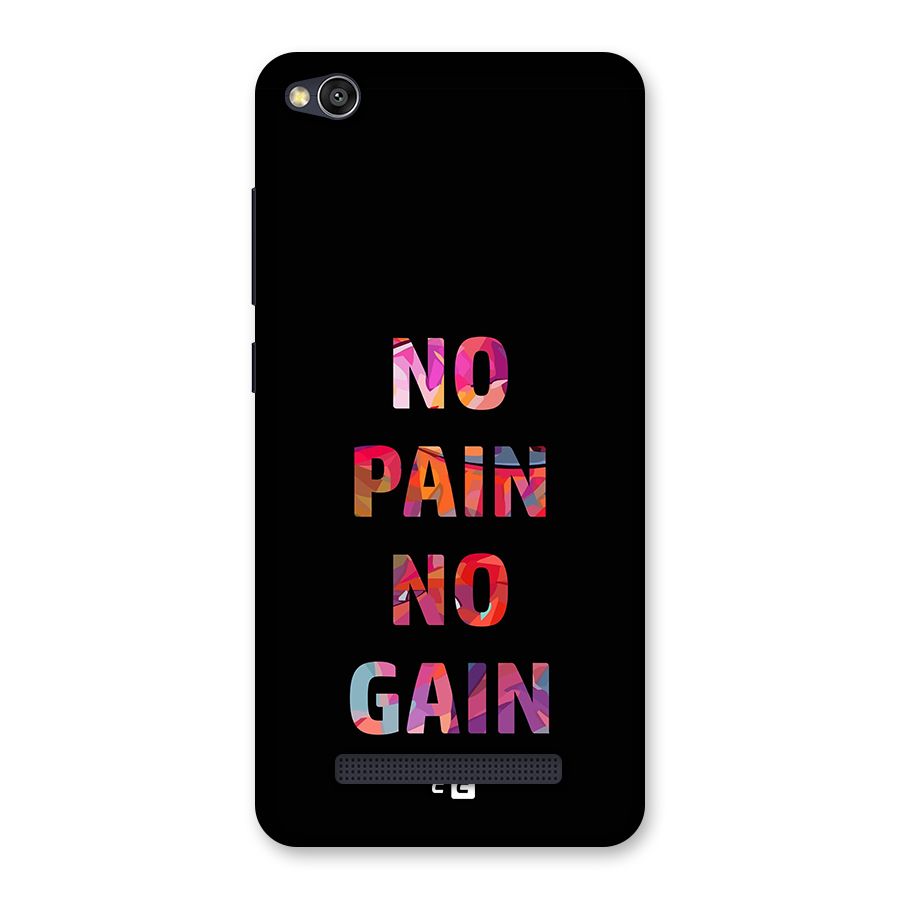 No Pain No Gain Back Case for Redmi 4A