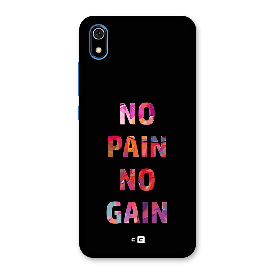 No Pain No Gain Back Case for Redmi 7A