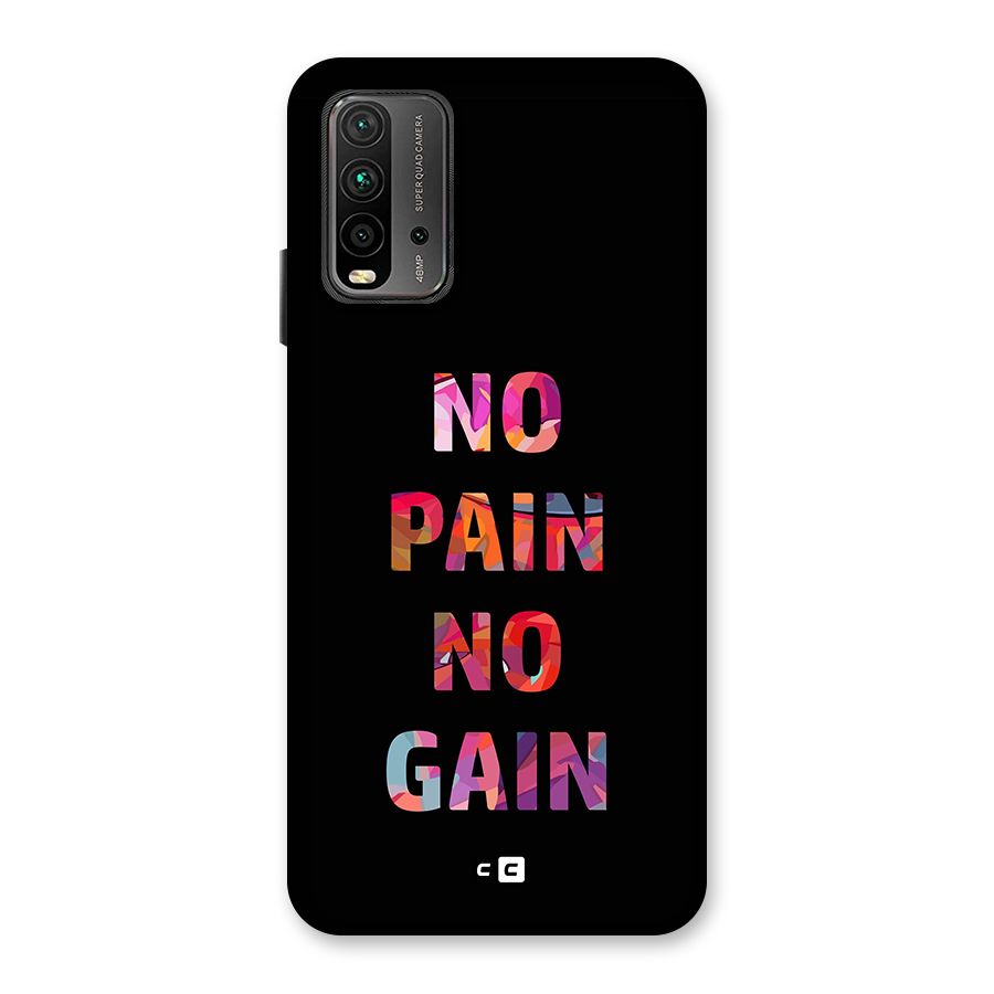 No Pain No Gain Back Case for Redmi 9 Power