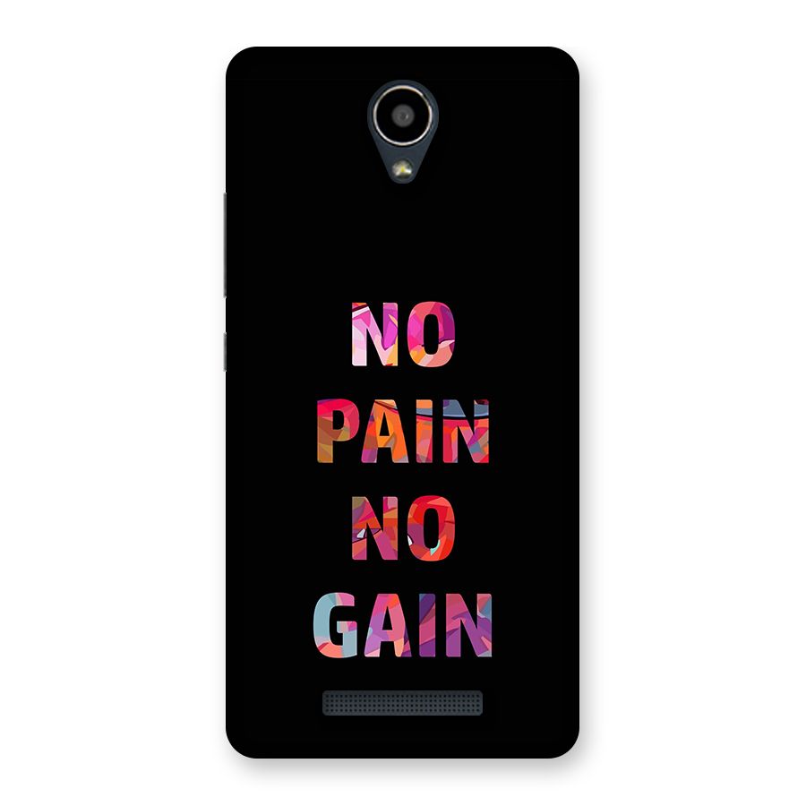 No Pain No Gain Back Case for Redmi Note 2