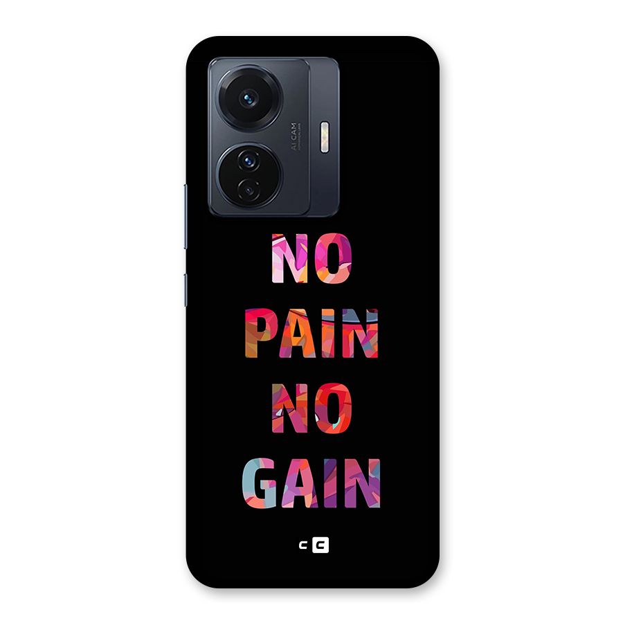 No Pain No Gain Back Case for Vivo T1 Pro