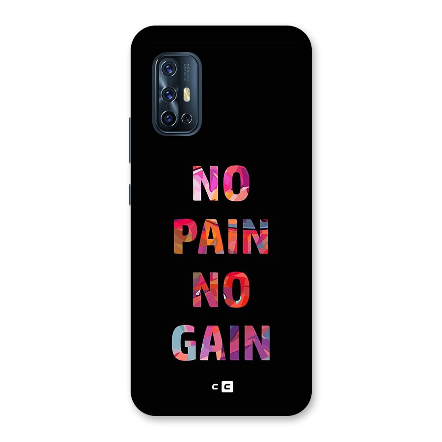 No Pain No Gain Back Case for Vivo V17