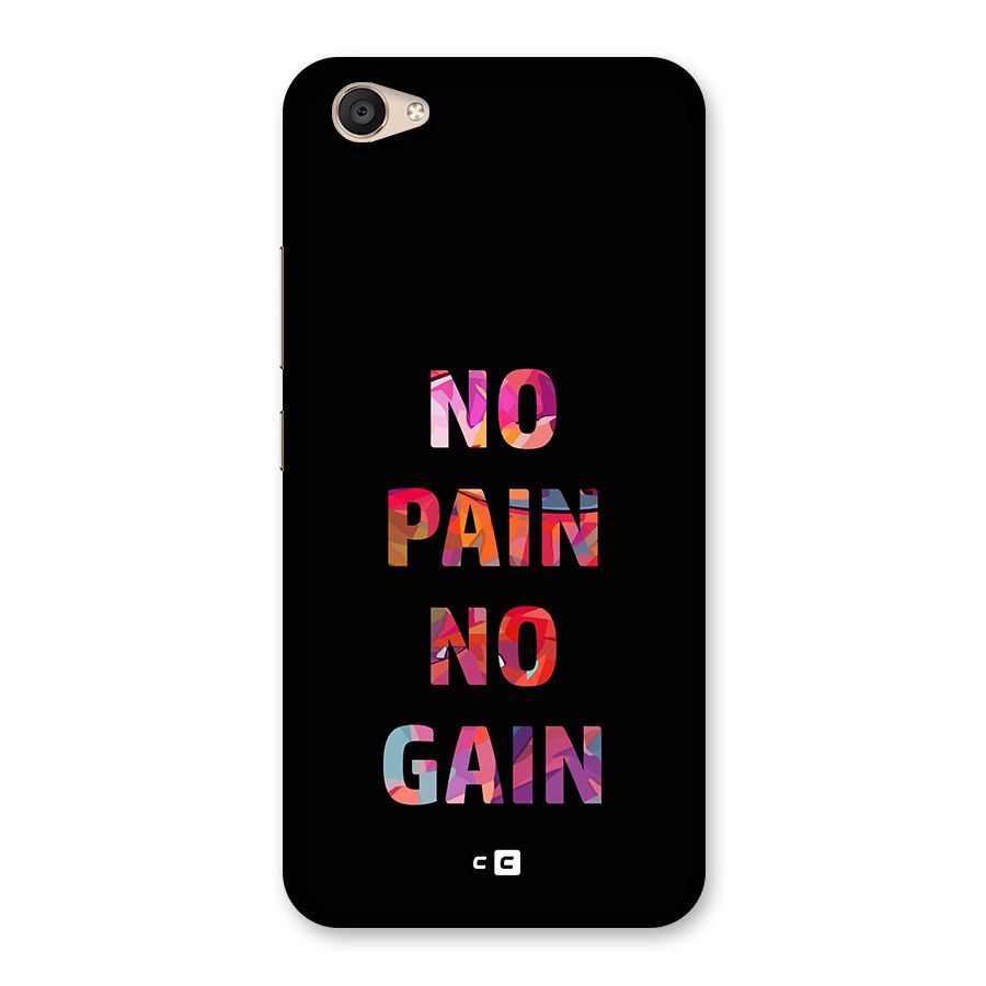 No Pain No Gain Back Case for Vivo V5 Plus