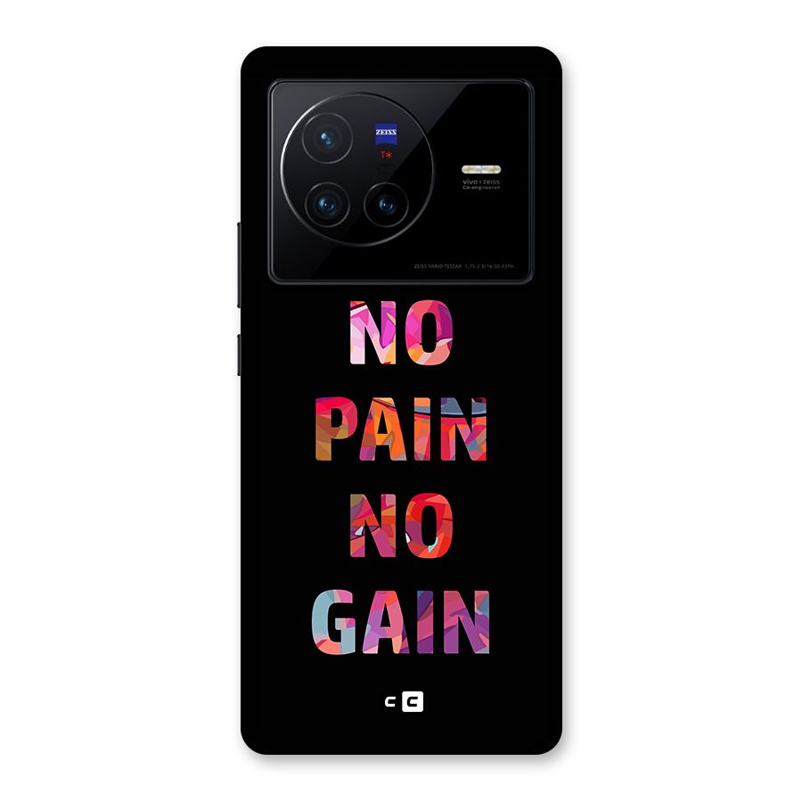 No Pain No Gain Back Case for Vivo X80