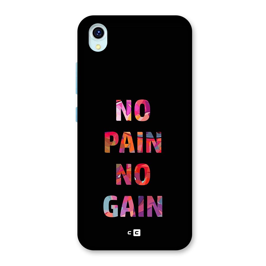 No Pain No Gain Back Case for Vivo Y1s