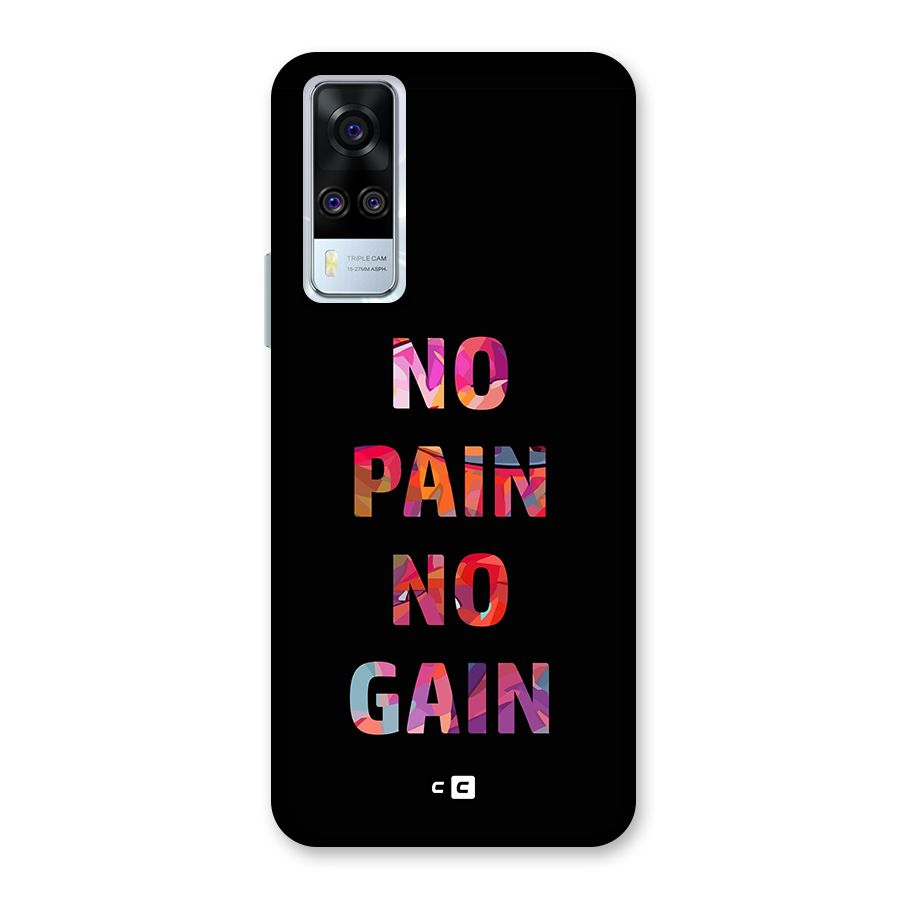 No Pain No Gain Back Case for Vivo Y31