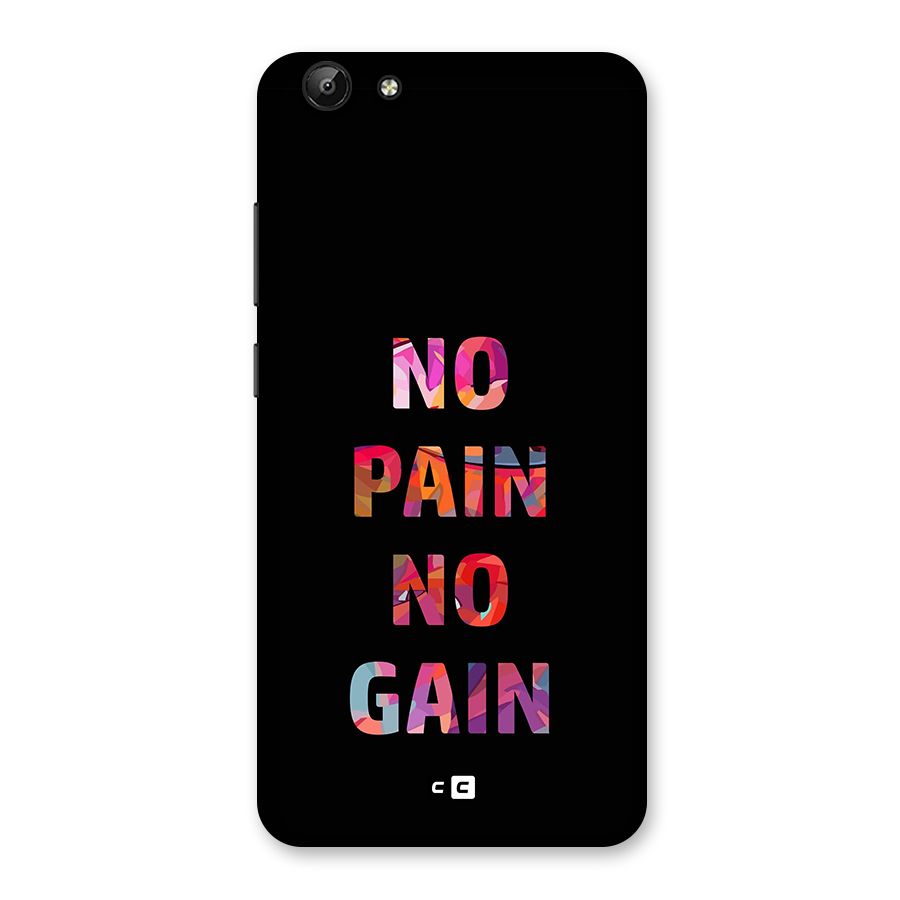No Pain No Gain Back Case for Vivo Y69