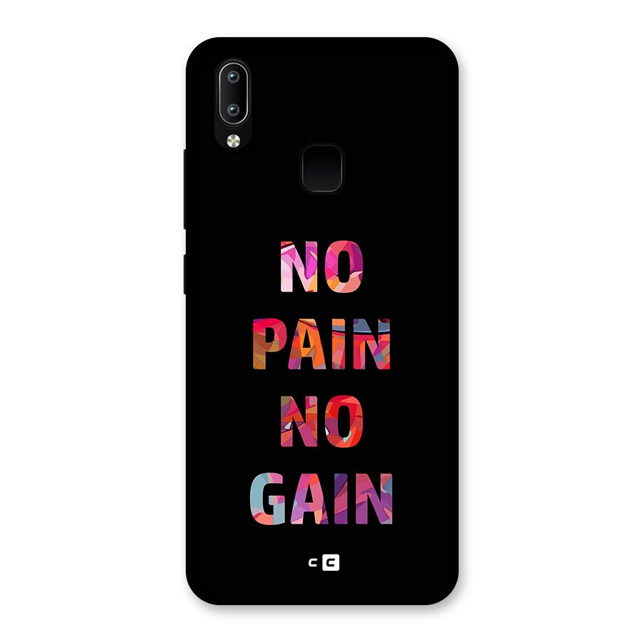 No Pain No Gain Back Case for Vivo Y93