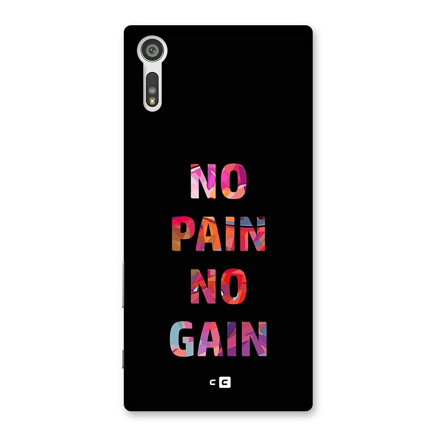 No Pain No Gain Back Case for Xperia XZ