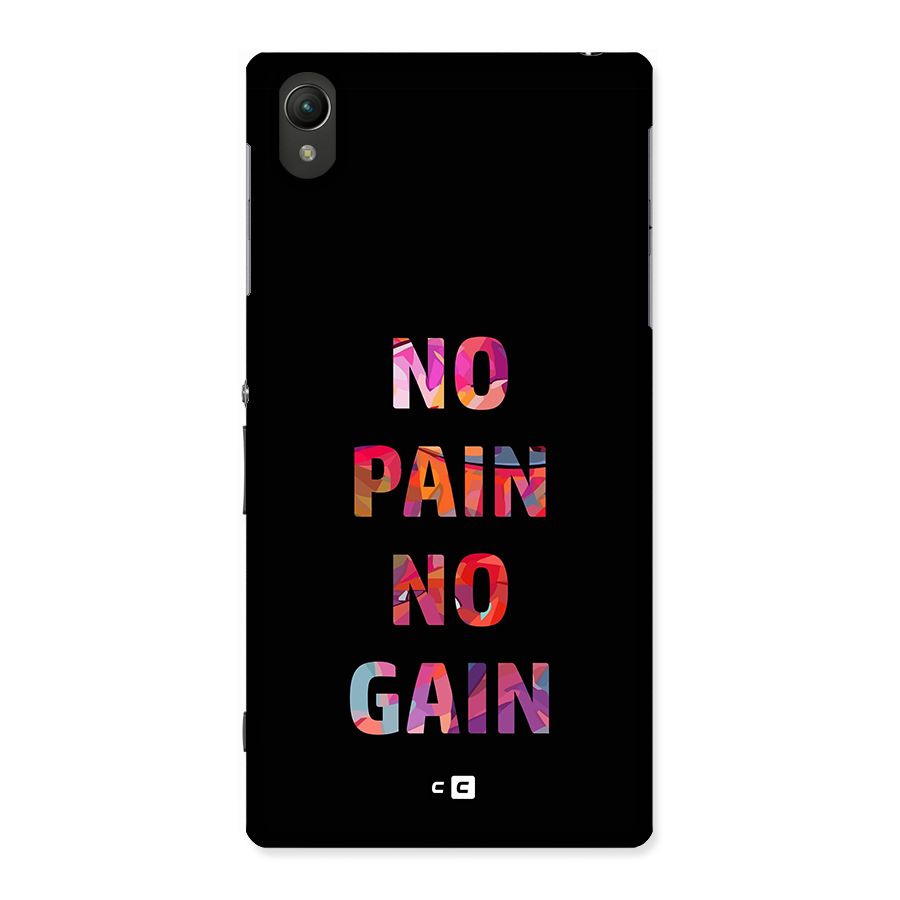 No Pain No Gain Back Case for Xperia Z1