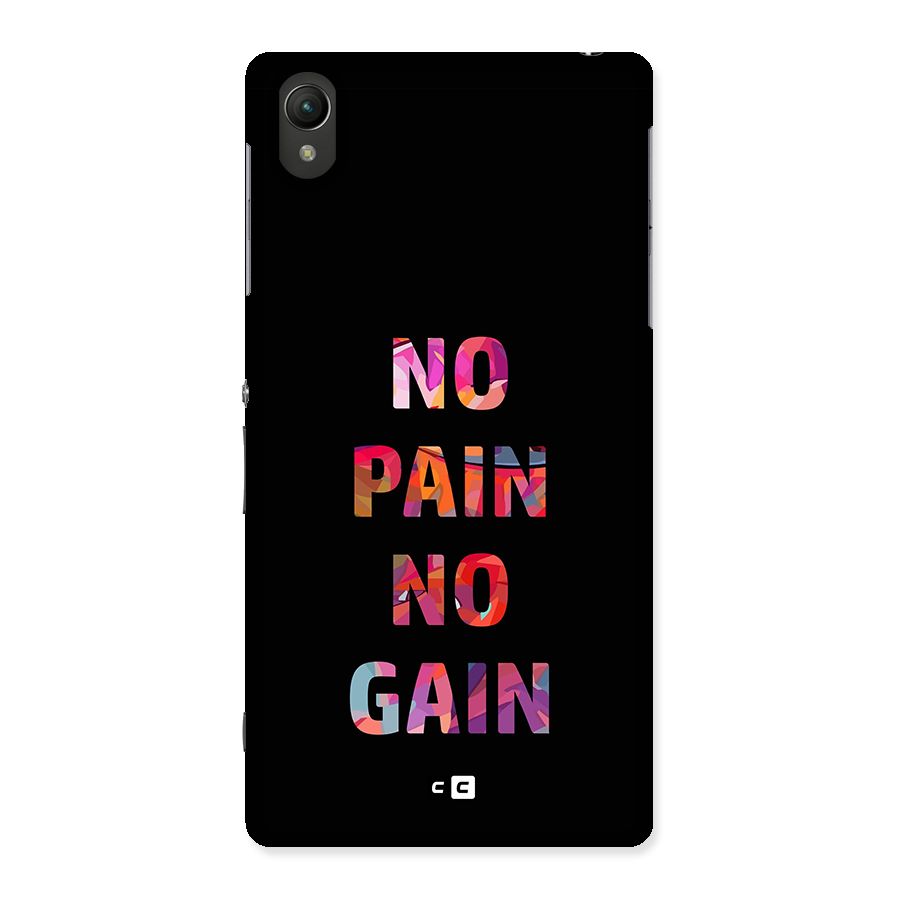 No Pain No Gain Back Case for Xperia Z2