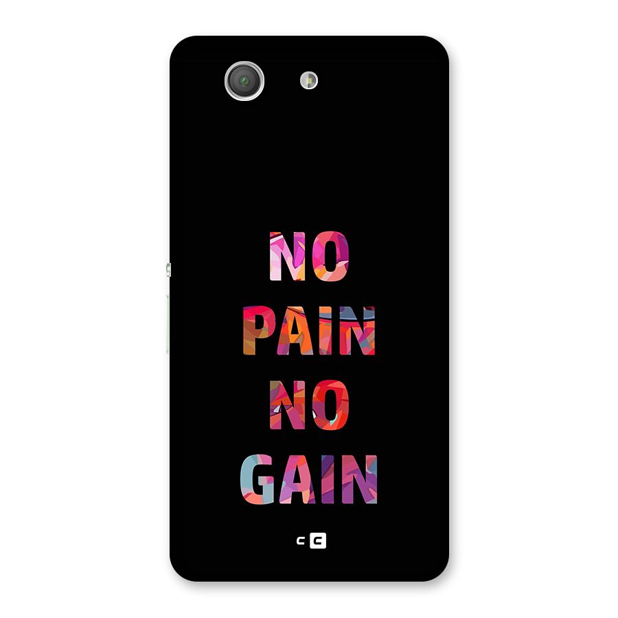 No Pain No Gain Back Case for Xperia Z3 Compact