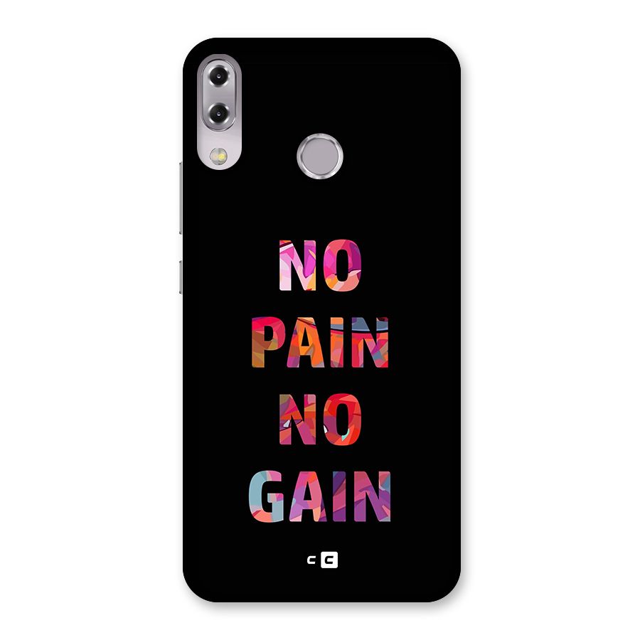 No Pain No Gain Back Case for Zenfone 5Z