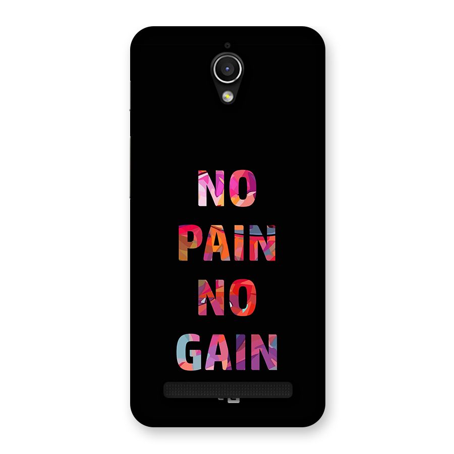 No Pain No Gain Back Case for Zenfone Go