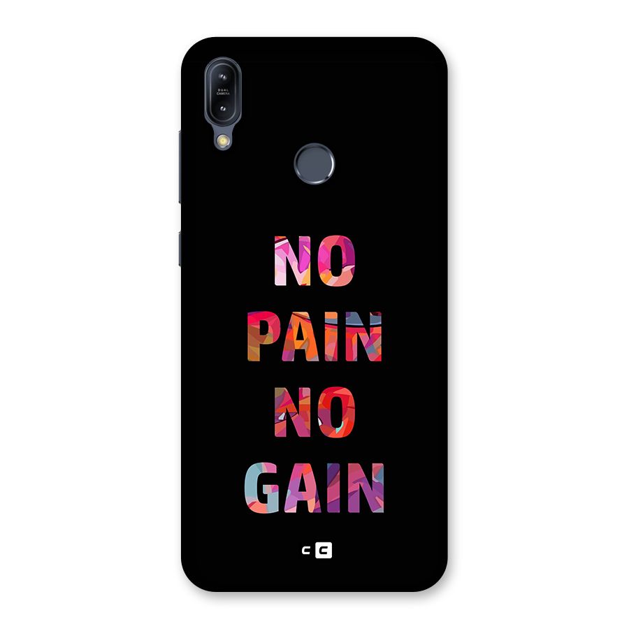 No Pain No Gain Back Case for Zenfone Max M2