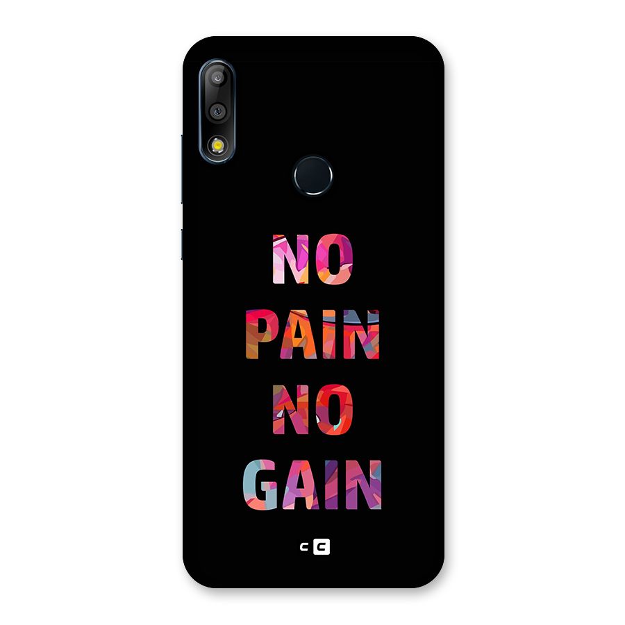 No Pain No Gain Back Case for Zenfone Max Pro M2