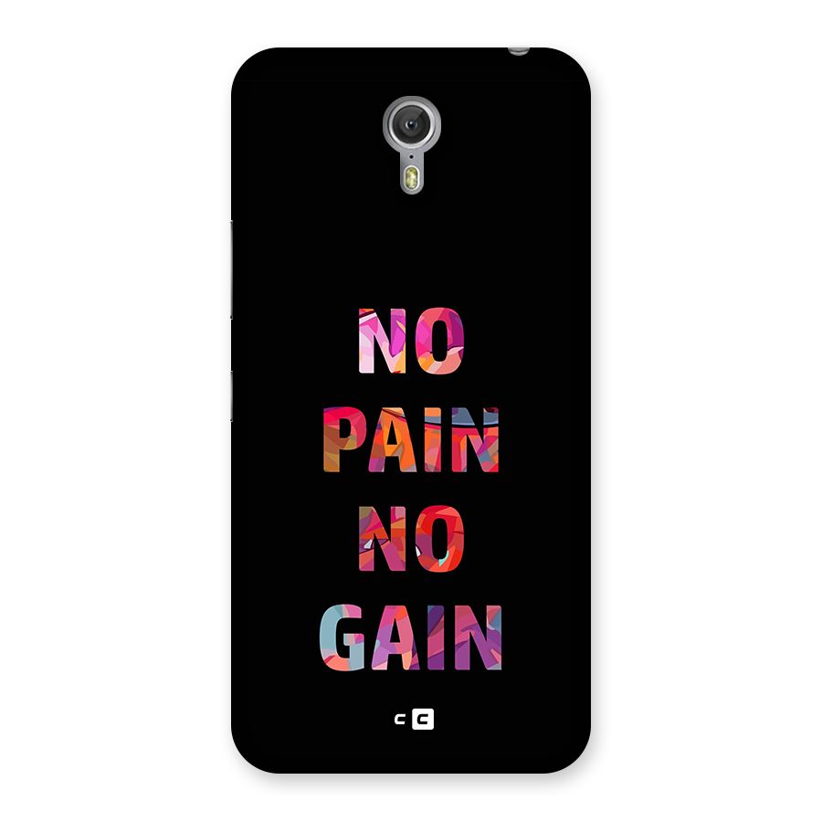 No Pain No Gain Back Case for Zuk Z1