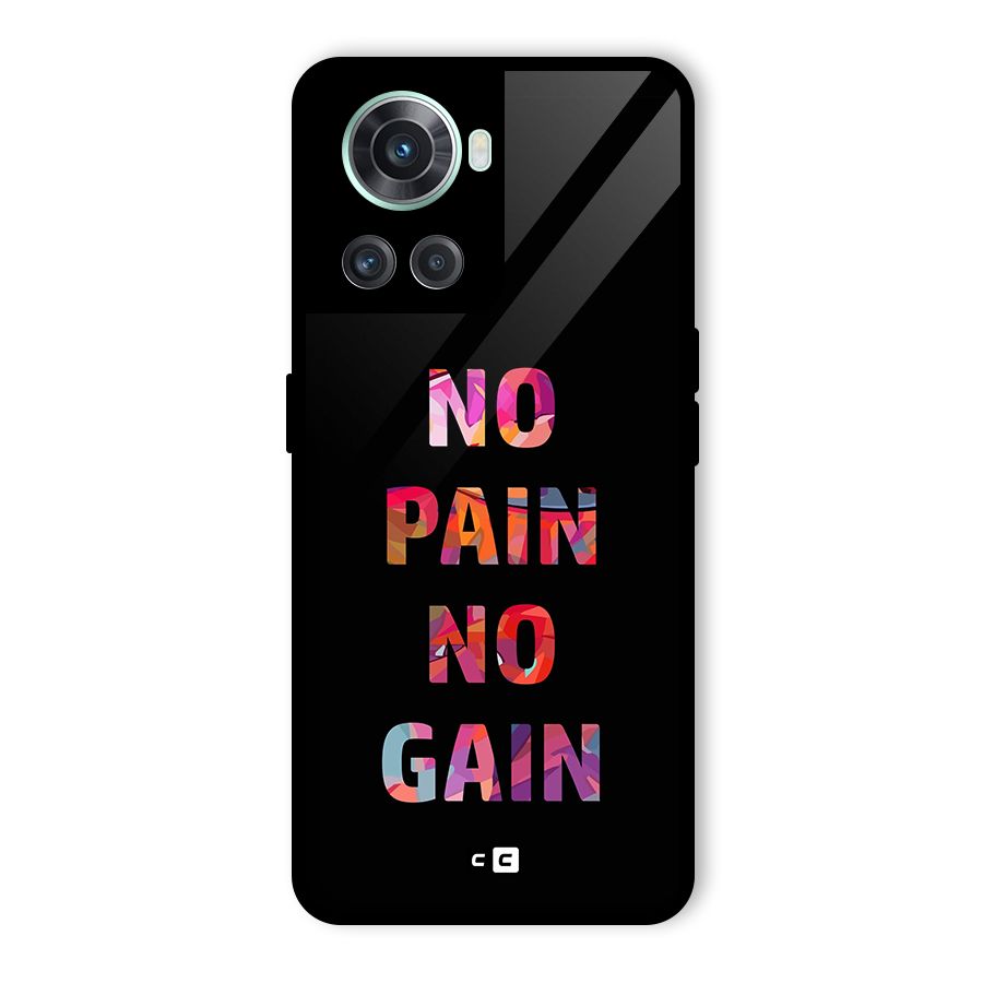No Pain No Gain Glass Back Case for OnePlus 10R