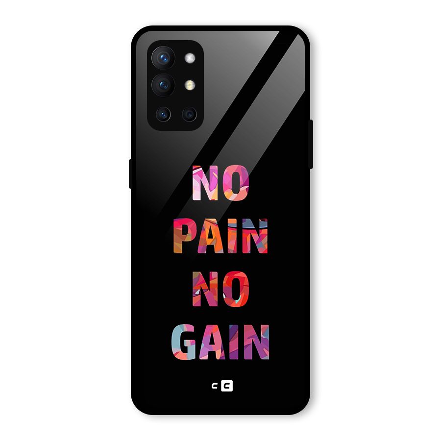 No Pain No Gain Glass Back Case for OnePlus 9R