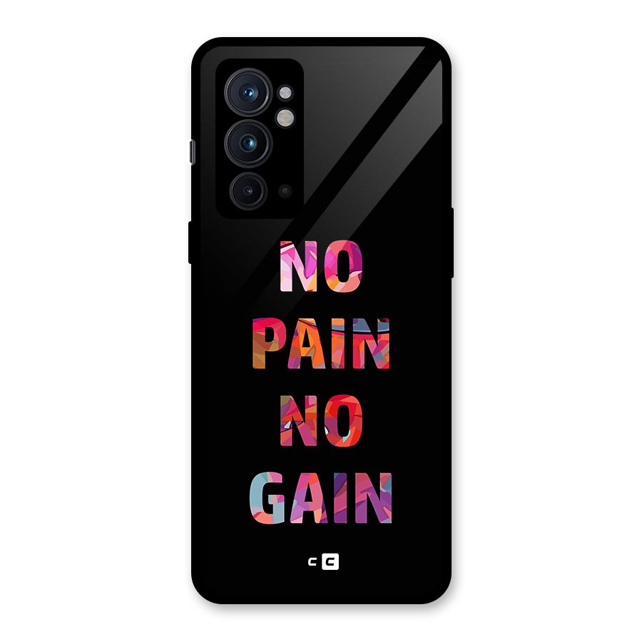 No Pain No Gain Glass Back Case for OnePlus 9RT 5G