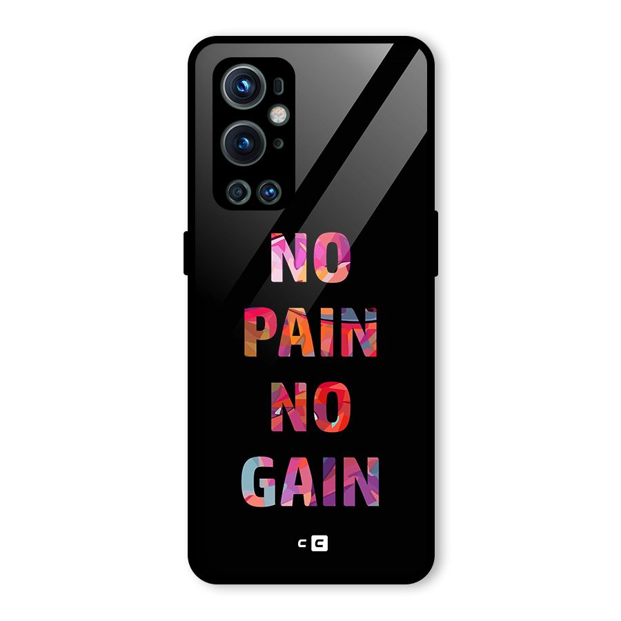No Pain No Gain Glass Back Case for OnePlus 9 Pro